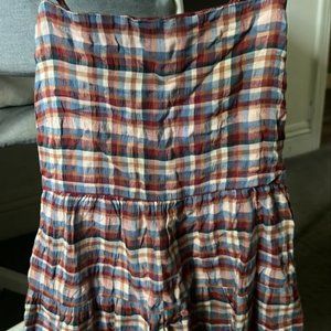 plaid women’s blouse